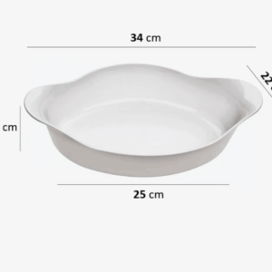 Fuente oval Opaline 1.85L Marinex